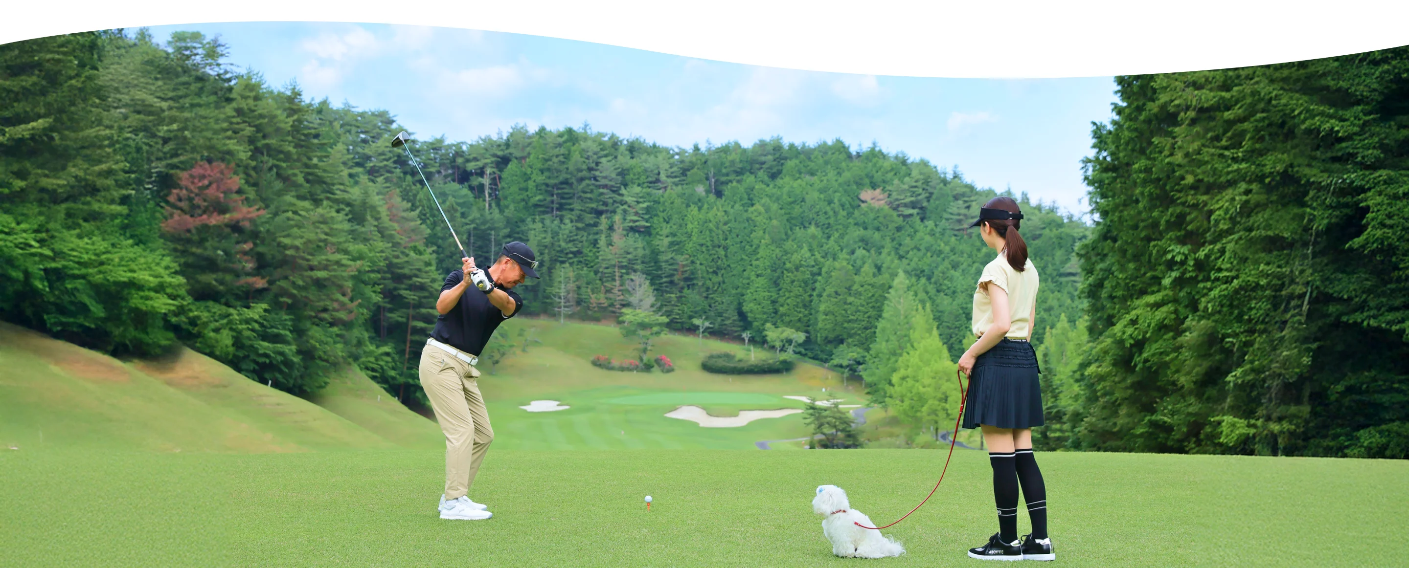 フォトギャラリーセクションへの帯装飾